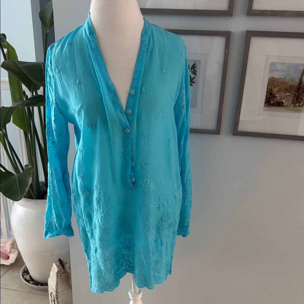 Johnny Was Embroidered Tunic